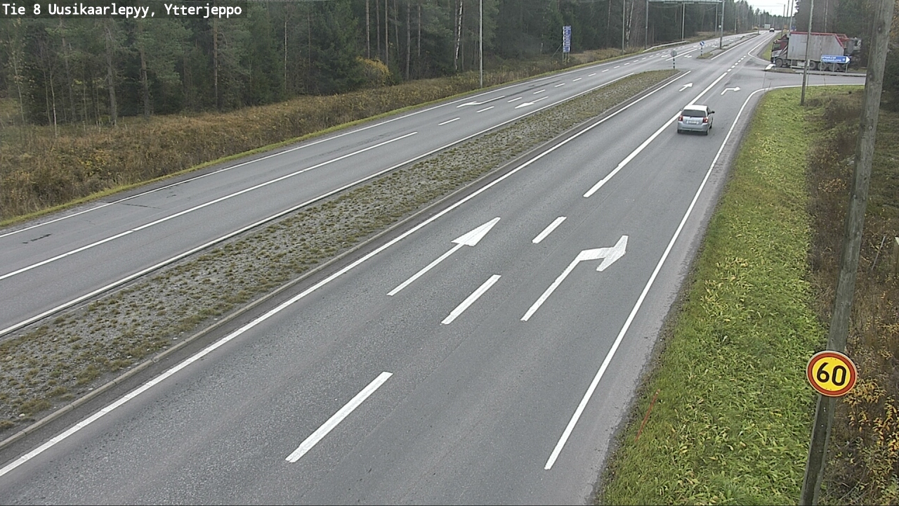 Kelikamerat Kuva Tie 8 Uusikaarlepyy, Ytterjeppo, Uusikaarlepyy, Pohjanmaa