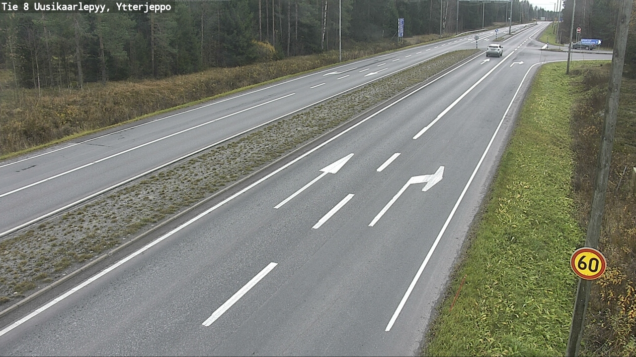 Kelikamerat Kuva Tie 8 Uusikaarlepyy, Ytterjeppo, Uusikaarlepyy, Pohjanmaa