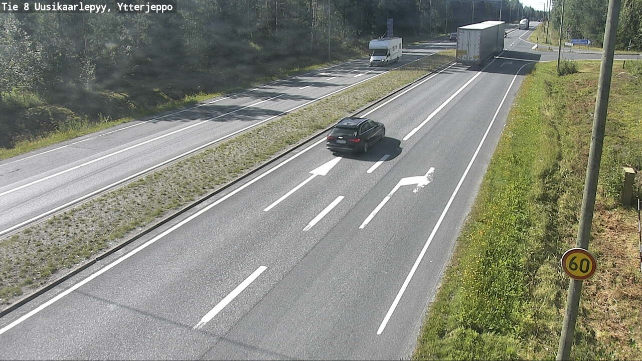 Kelikamerat Kuva Tie 8 Uusikaarlepyy, Ytterjeppo, Uusikaarlepyy, Pohjanmaa