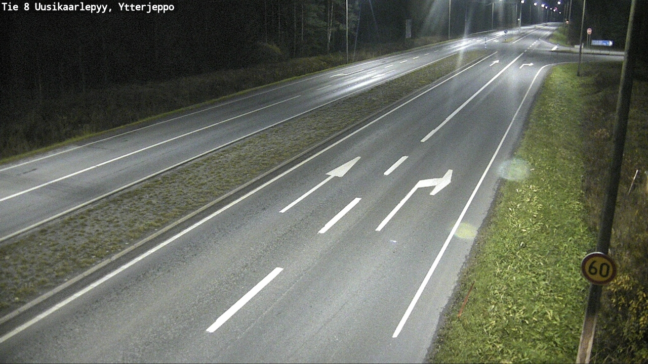 Kelikamerat Kuva Tie 8 Uusikaarlepyy, Ytterjeppo, Uusikaarlepyy, Pohjanmaa