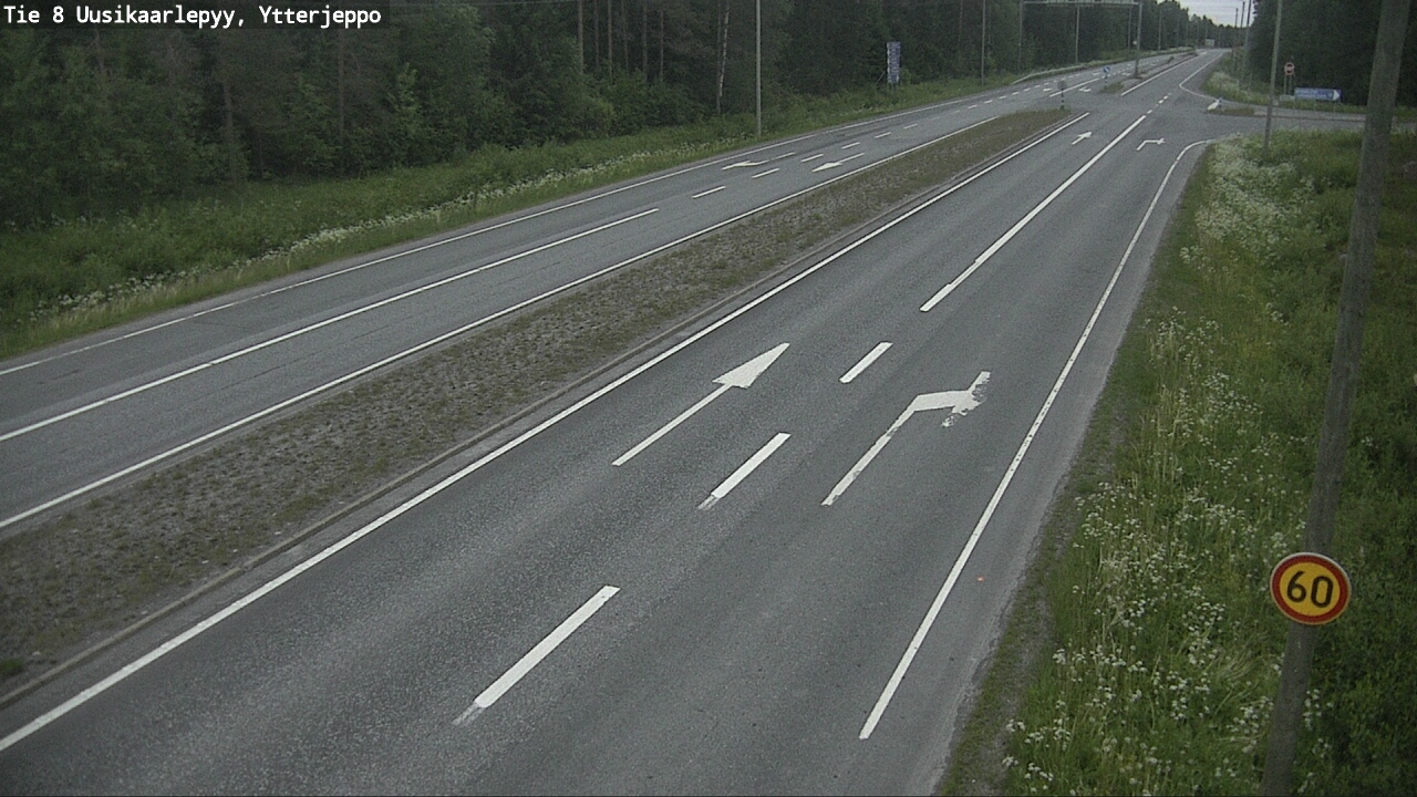 Kelikamerat Kuva Tie 8 Uusikaarlepyy, Ytterjeppo, Uusikaarlepyy, Pohjanmaa