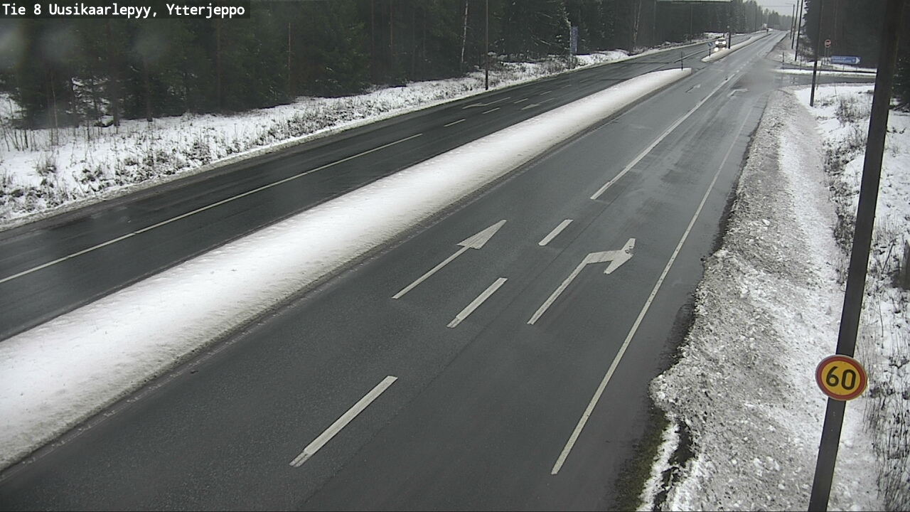 Weather Camera Image Väg 8 Nykarleby, Ytterjeppo, Uusikaarlepyy, Pohjanmaa