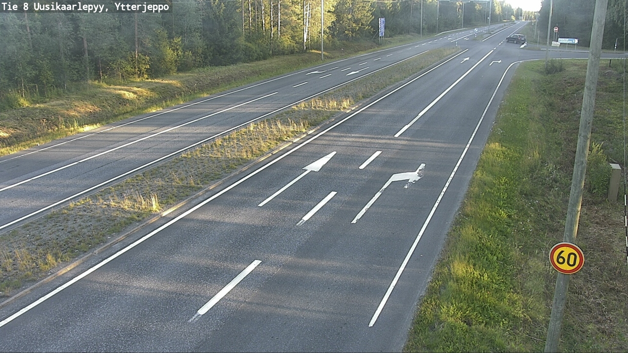 Kelikamerat Kuva Tie 8 Uusikaarlepyy, Ytterjeppo, Uusikaarlepyy, Pohjanmaa