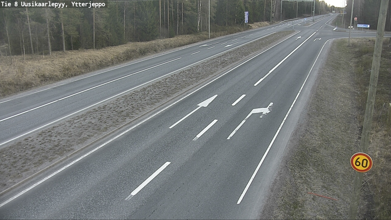 Kelikamerat Kuva Tie 8 Uusikaarlepyy, Ytterjeppo, Uusikaarlepyy, Pohjanmaa