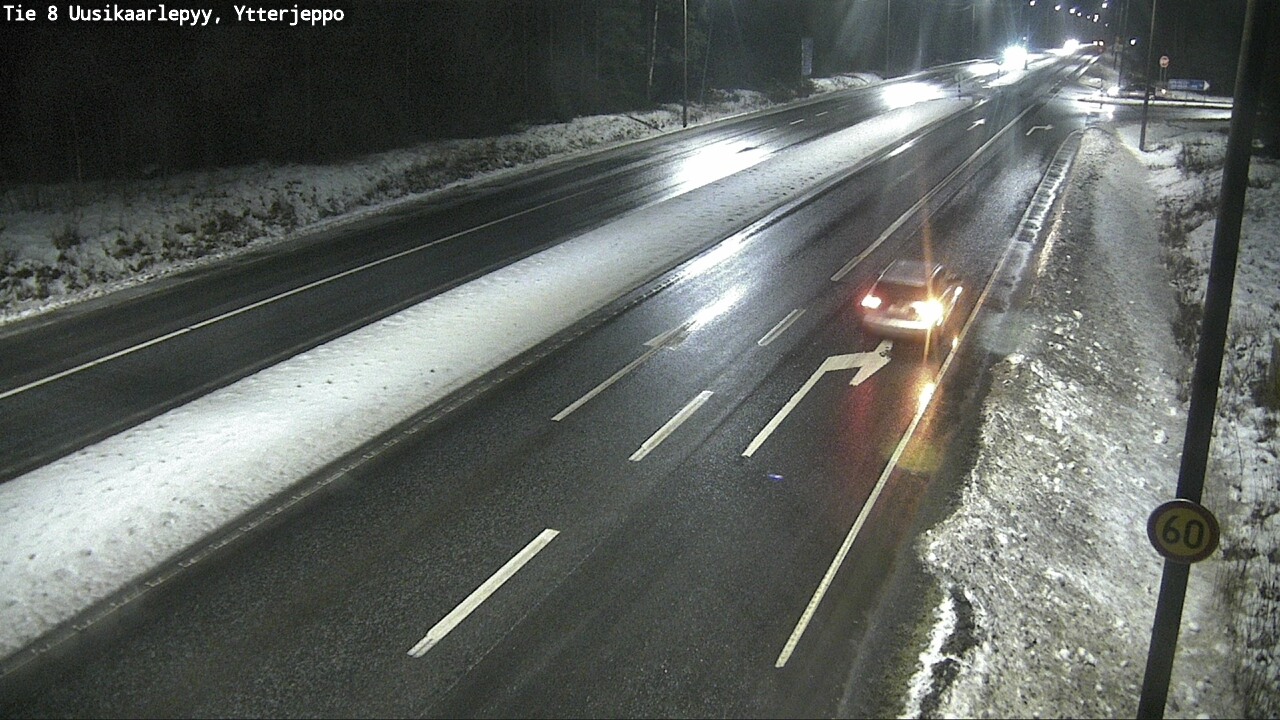Weather Camera Image Väg 8 Nykarleby, Ytterjeppo, Uusikaarlepyy, Pohjanmaa