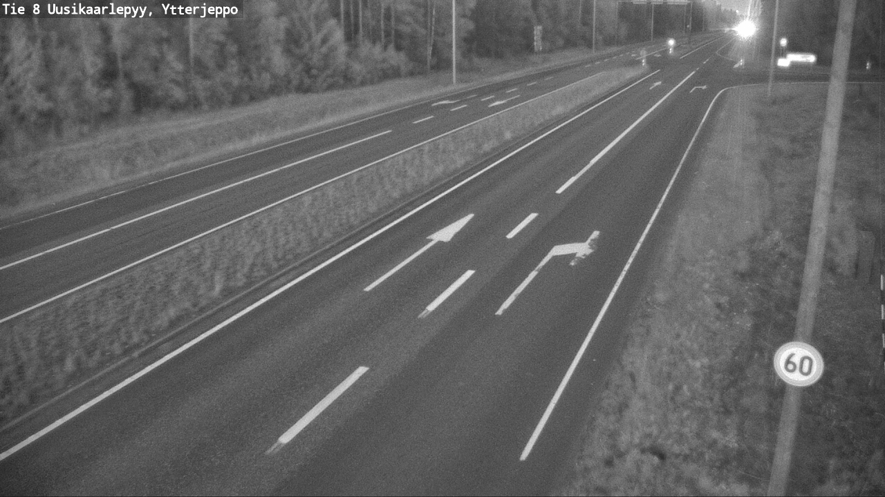 Weather Camera Image Road 8 Uusikaarlepyy, Ytterjeppo, Uusikaarlepyy, Pohjanmaa