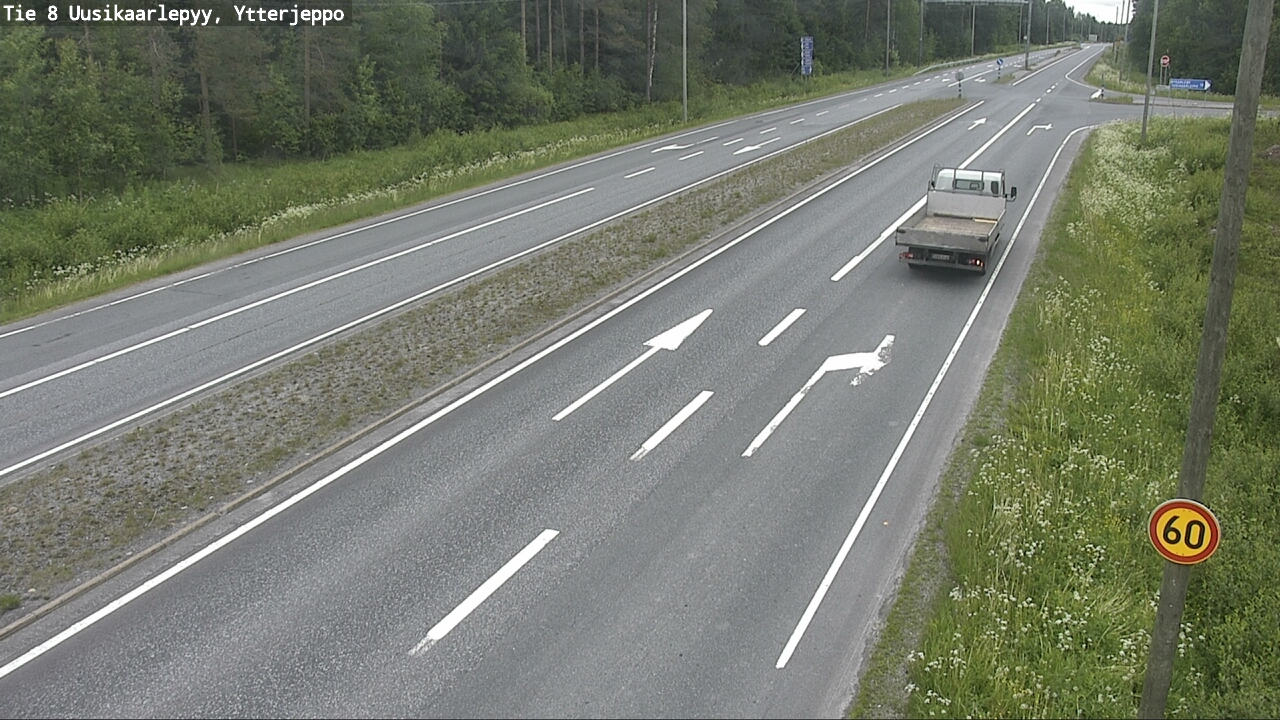 Kelikamerat Kuva Tie 8 Uusikaarlepyy, Ytterjeppo, Uusikaarlepyy, Pohjanmaa