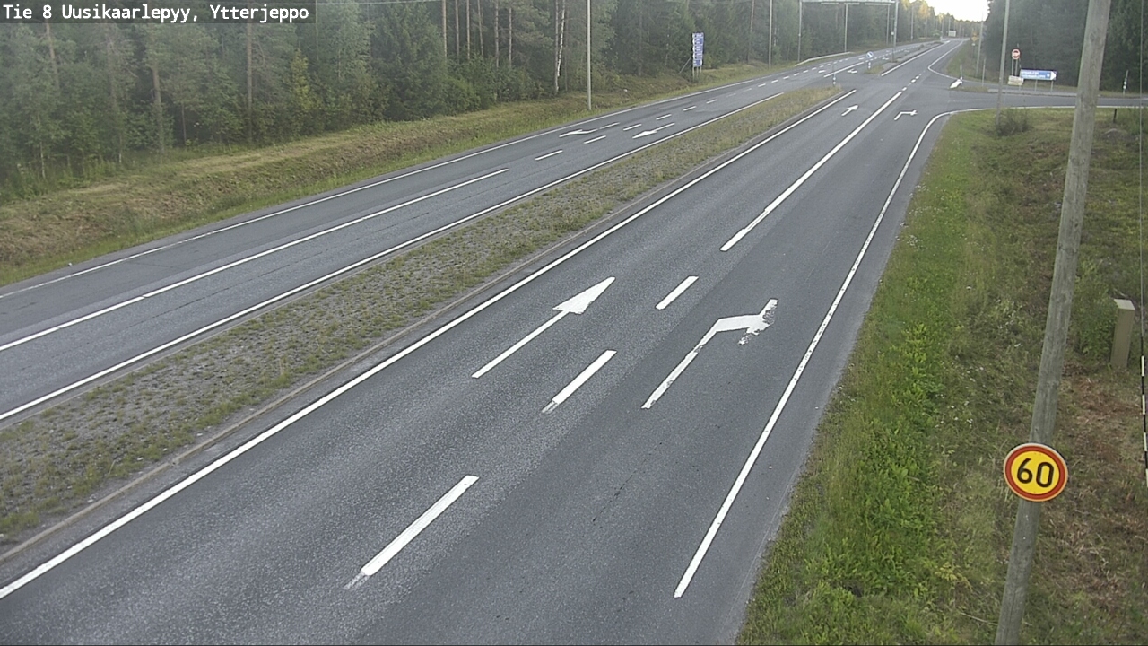 Kelikamerat Kuva Tie 8 Uusikaarlepyy, Ytterjeppo, Uusikaarlepyy, Pohjanmaa
