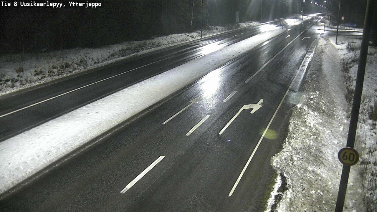 Weather Camera Image Väg 8 Nykarleby, Ytterjeppo, Uusikaarlepyy, Pohjanmaa