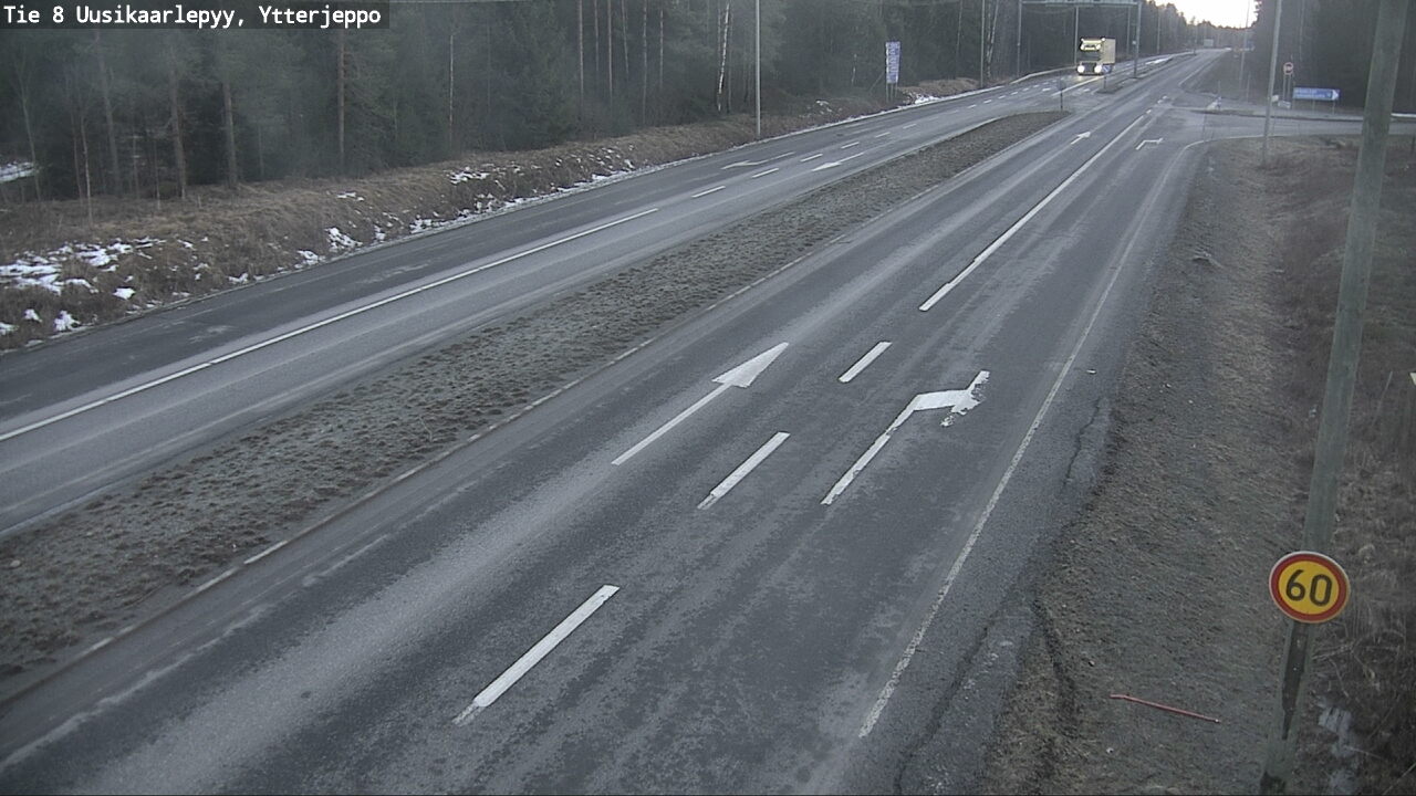 Kelikamerat Kuva Tie 8 Uusikaarlepyy, Ytterjeppo, Uusikaarlepyy, Pohjanmaa
