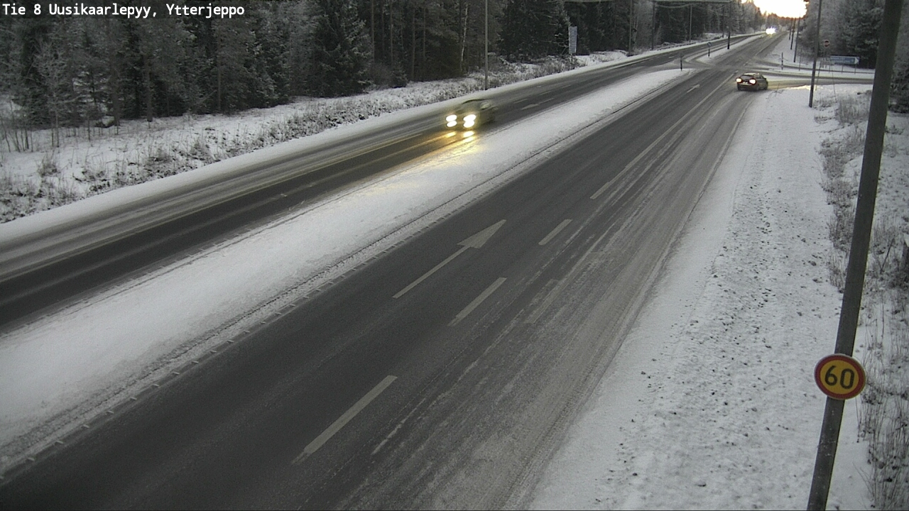 Kelikamerat Kuva Tie 8 Uusikaarlepyy, Ytterjeppo, Uusikaarlepyy, Pohjanmaa