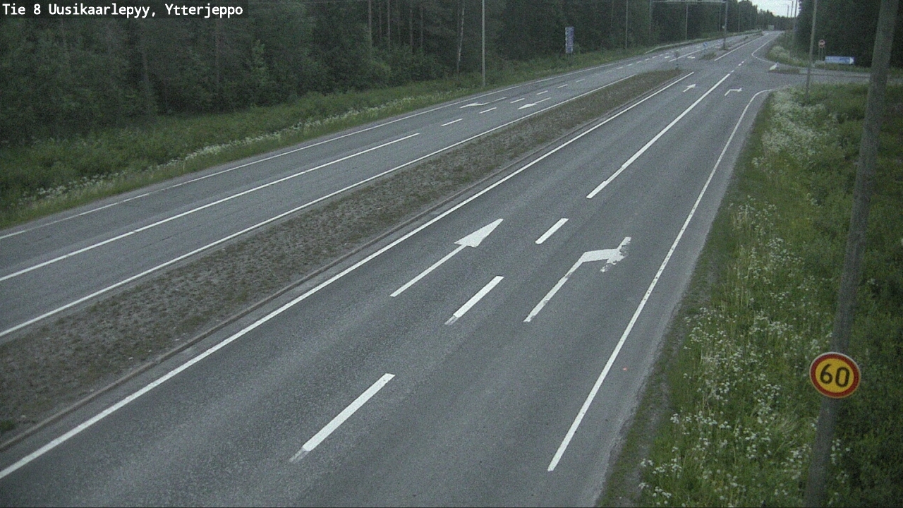 Kelikamerat Kuva Tie 8 Uusikaarlepyy, Ytterjeppo, Uusikaarlepyy, Pohjanmaa