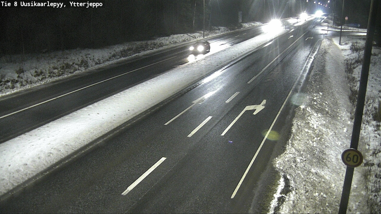 Weather Camera Image Väg 8 Nykarleby, Ytterjeppo, Uusikaarlepyy, Pohjanmaa