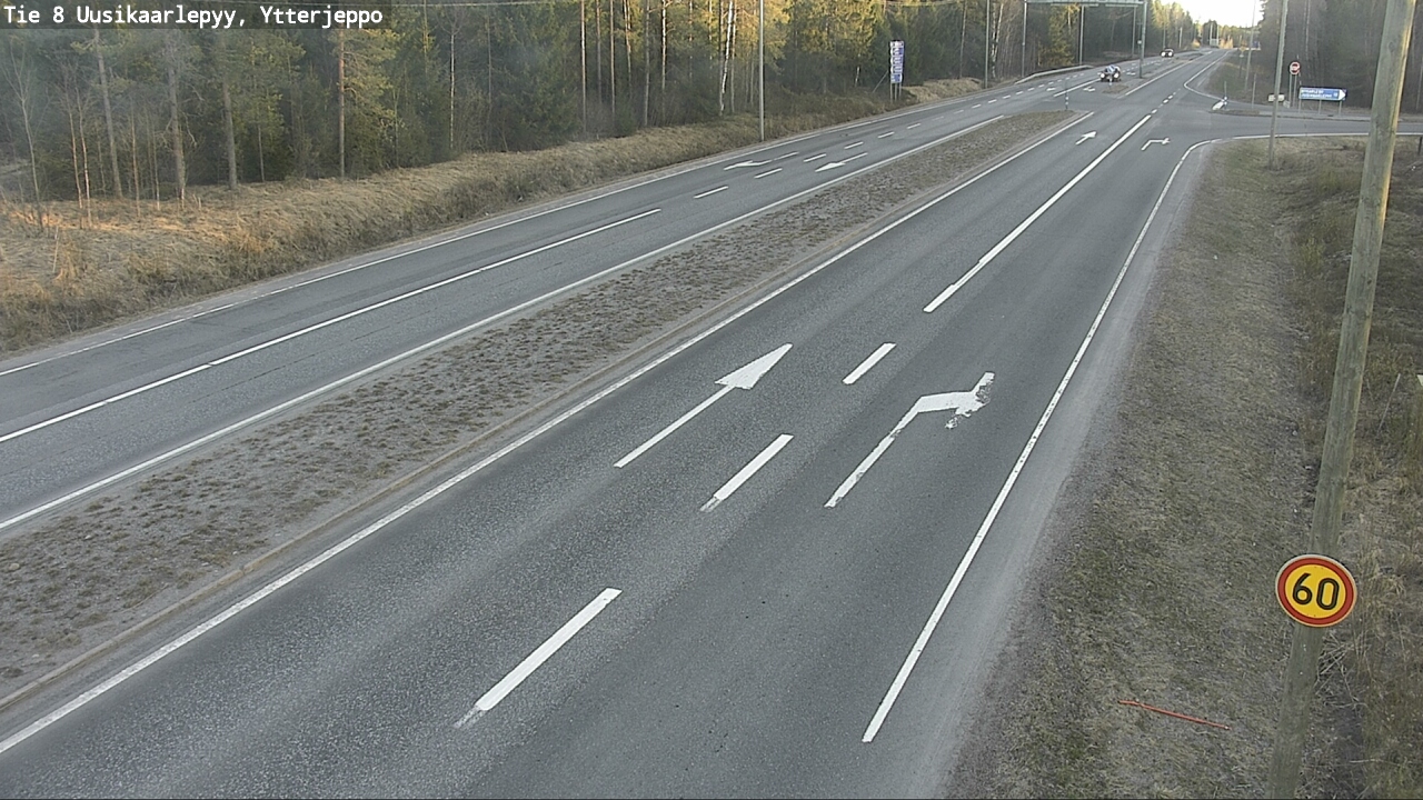 Kelikamerat Kuva Tie 8 Uusikaarlepyy, Ytterjeppo, Uusikaarlepyy, Pohjanmaa