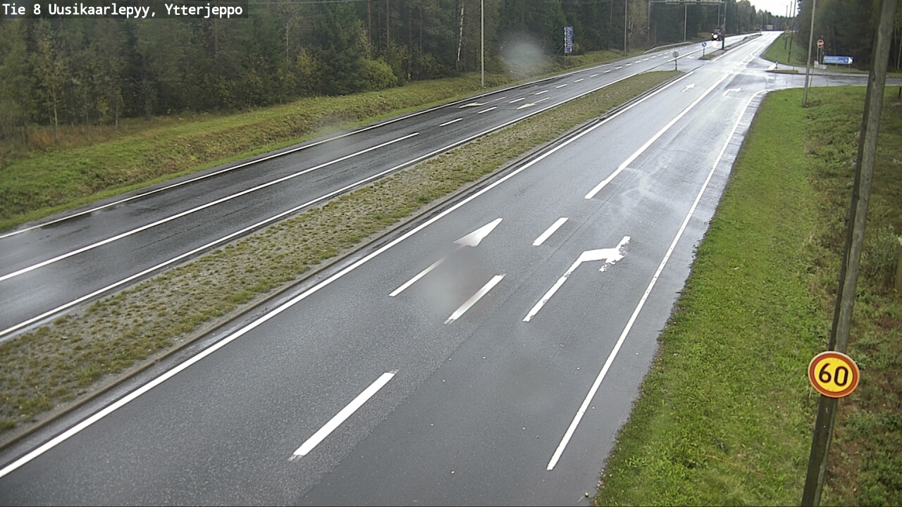 Weather Camera Image Road 8 Uusikaarlepyy, Ytterjeppo, Uusikaarlepyy, Pohjanmaa