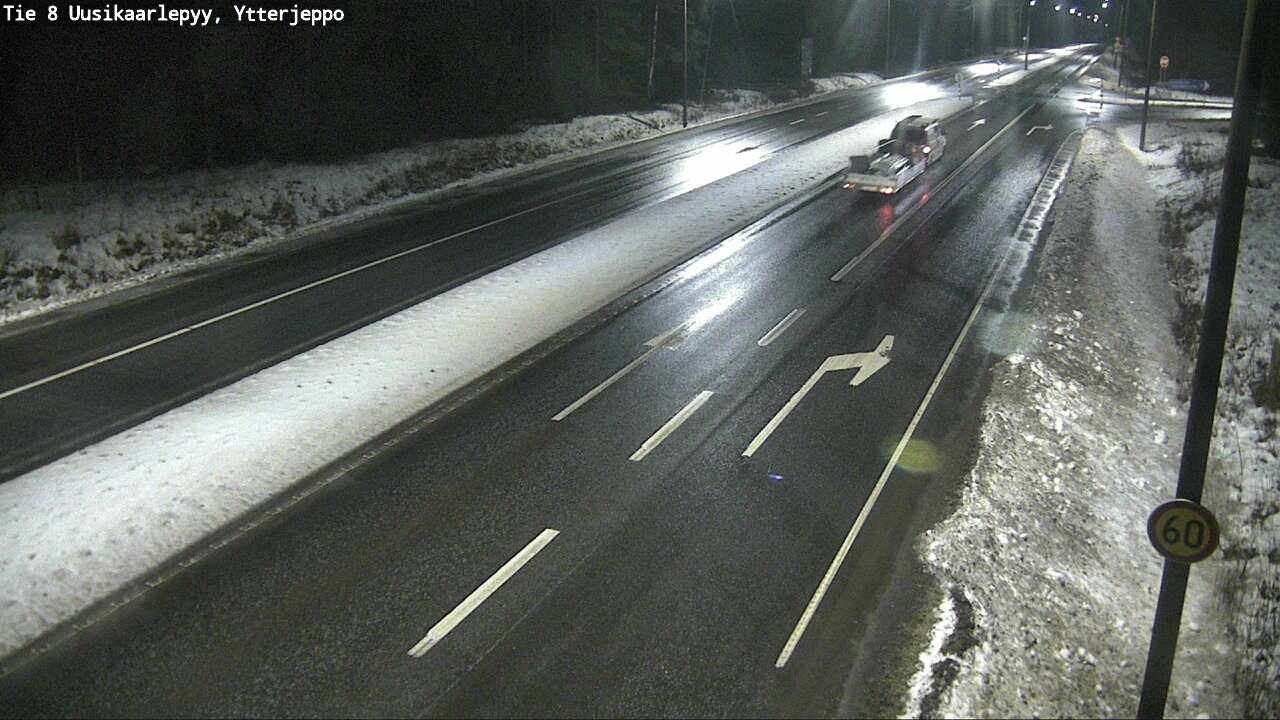 Weather Camera Image Väg 8 Nykarleby, Ytterjeppo, Uusikaarlepyy, Pohjanmaa