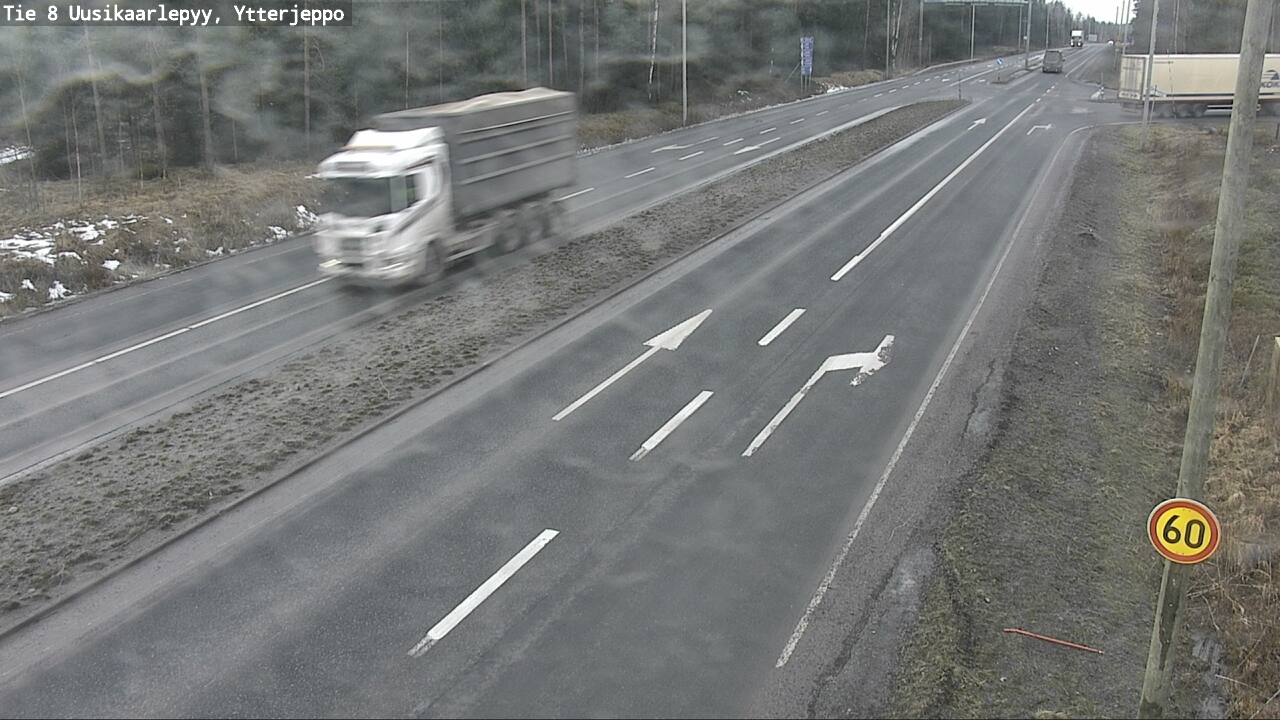 Kelikamerat Kuva Tie 8 Uusikaarlepyy, Ytterjeppo, Uusikaarlepyy, Pohjanmaa