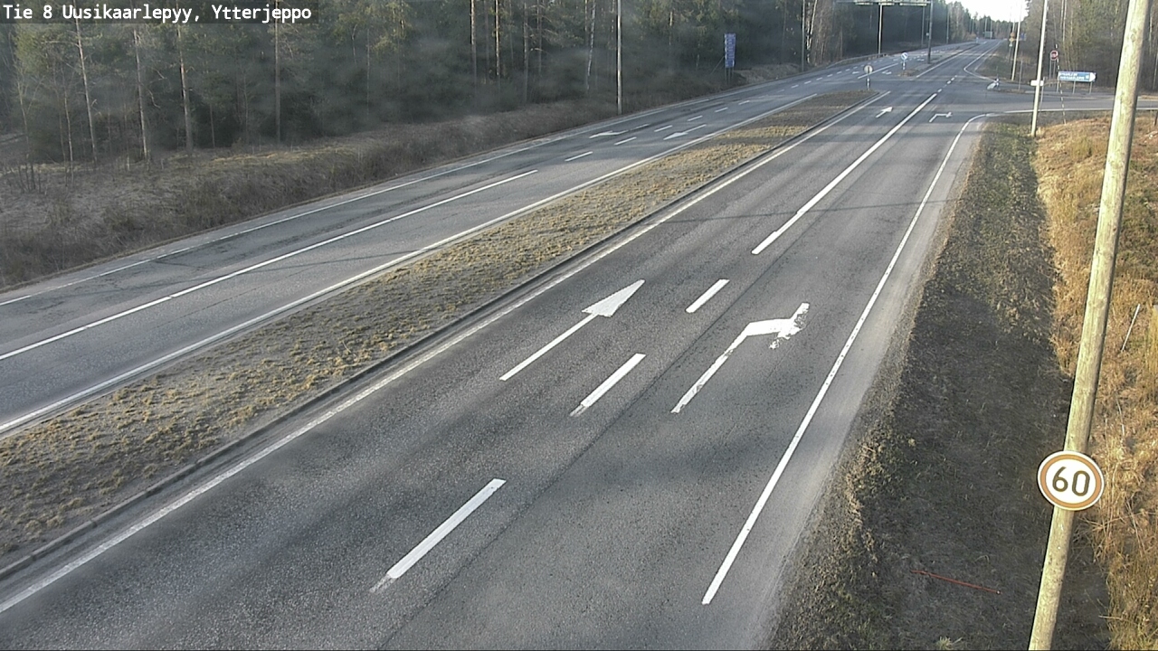 Kelikamerat Kuva Tie 8 Uusikaarlepyy, Ytterjeppo, Uusikaarlepyy, Pohjanmaa