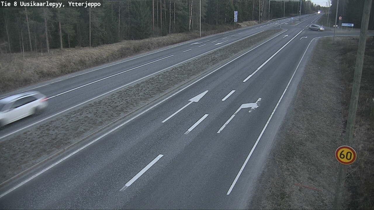 Kelikamerat Kuva Tie 8 Uusikaarlepyy, Ytterjeppo, Uusikaarlepyy, Pohjanmaa