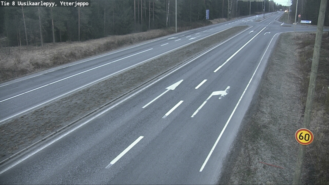 Kelikamerat Kuva Tie 8 Uusikaarlepyy, Ytterjeppo, Uusikaarlepyy, Pohjanmaa
