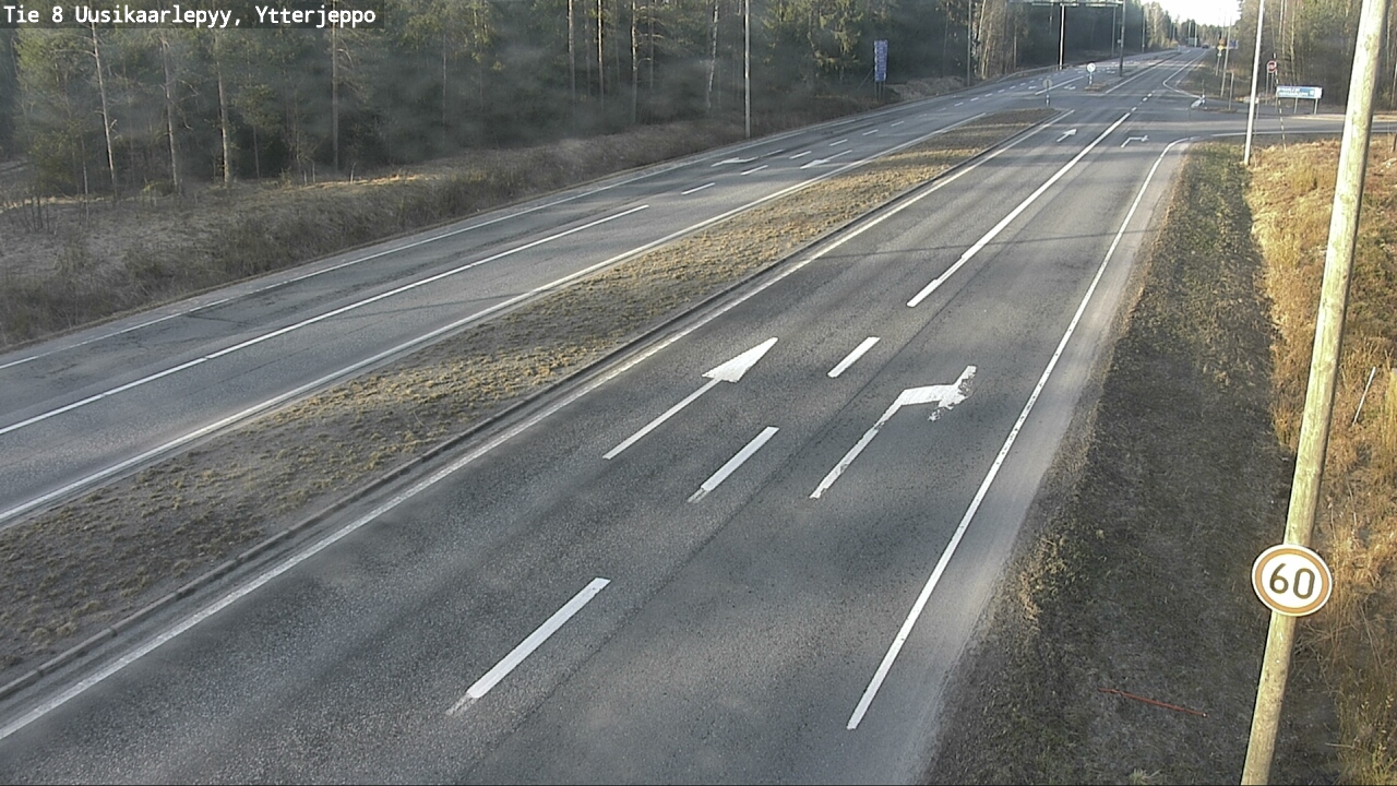 Kelikamerat Kuva Tie 8 Uusikaarlepyy, Ytterjeppo, Uusikaarlepyy, Pohjanmaa