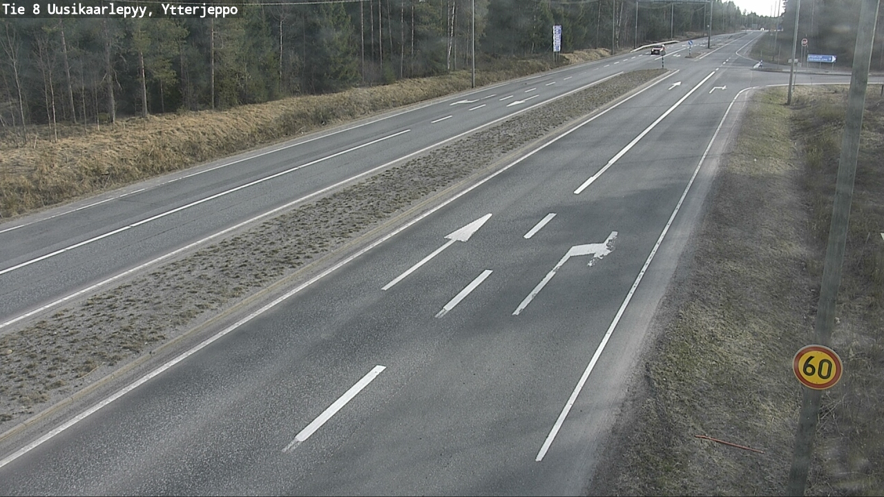 Kelikamerat Kuva Tie 8 Uusikaarlepyy, Ytterjeppo, Uusikaarlepyy, Pohjanmaa