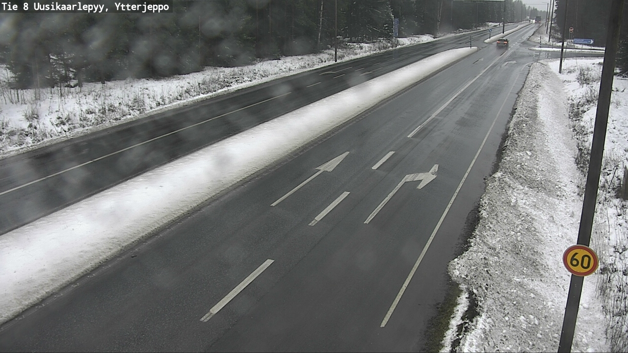 Weather Camera Image Väg 8 Nykarleby, Ytterjeppo, Uusikaarlepyy, Pohjanmaa