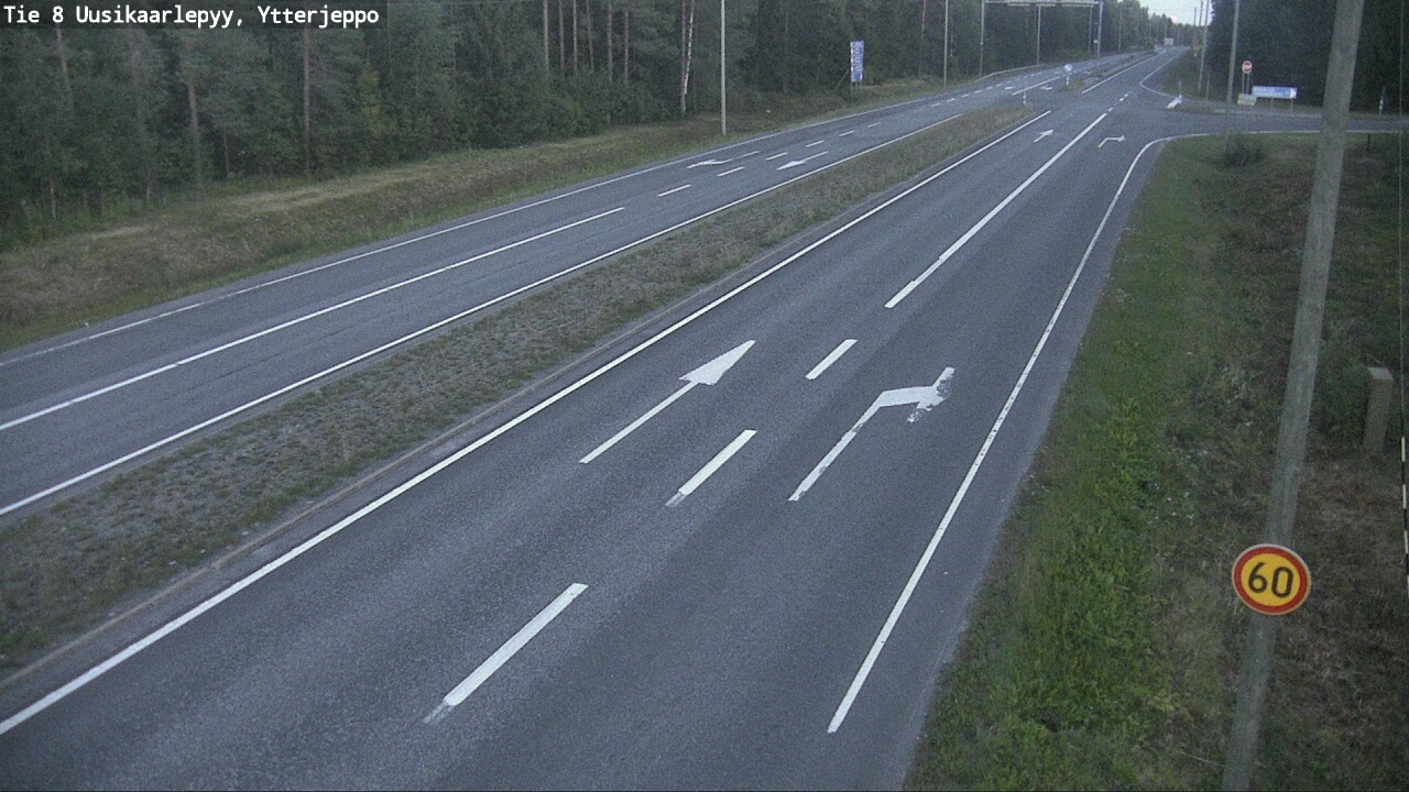 Kelikamerat Kuva Tie 8 Uusikaarlepyy, Ytterjeppo, Uusikaarlepyy, Pohjanmaa