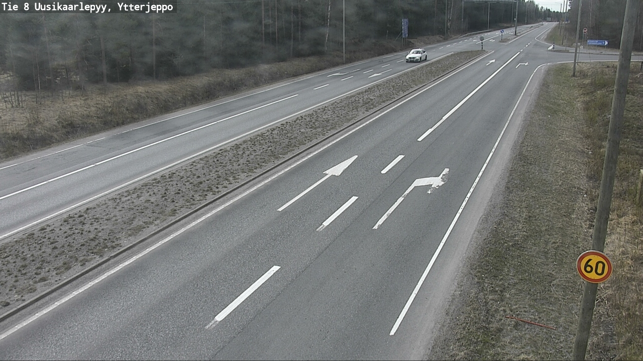 Weather Camera Image Väg 8 Nykarleby, Ytterjeppo, Uusikaarlepyy, Pohjanmaa