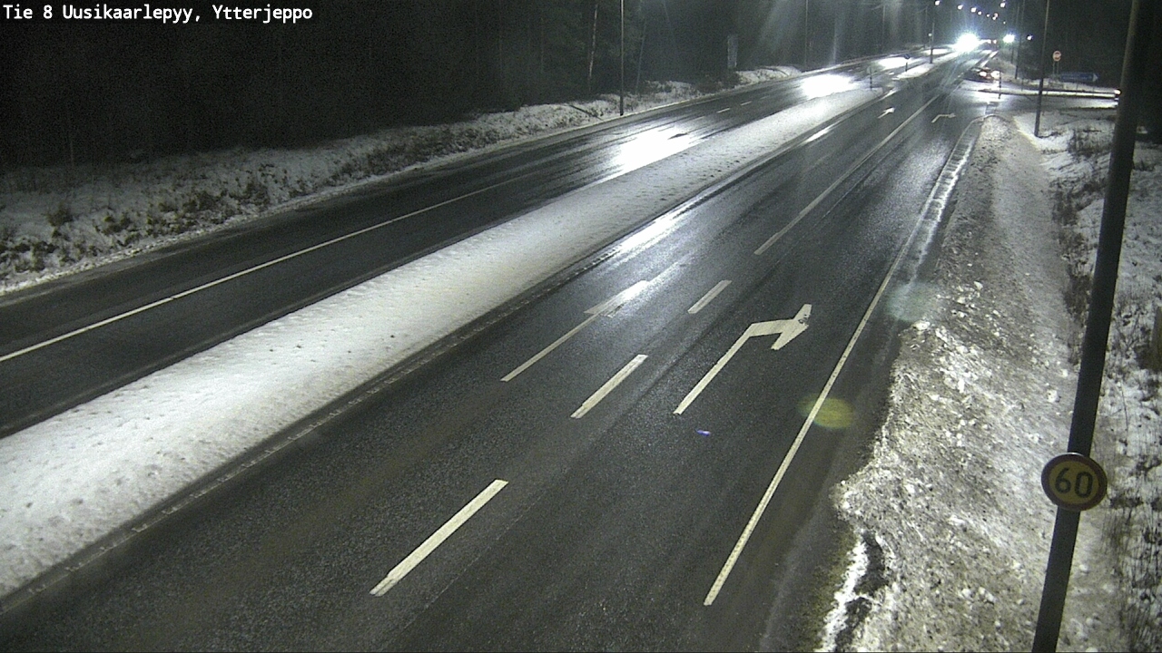 Weather Camera Image Väg 8 Nykarleby, Ytterjeppo, Uusikaarlepyy, Pohjanmaa