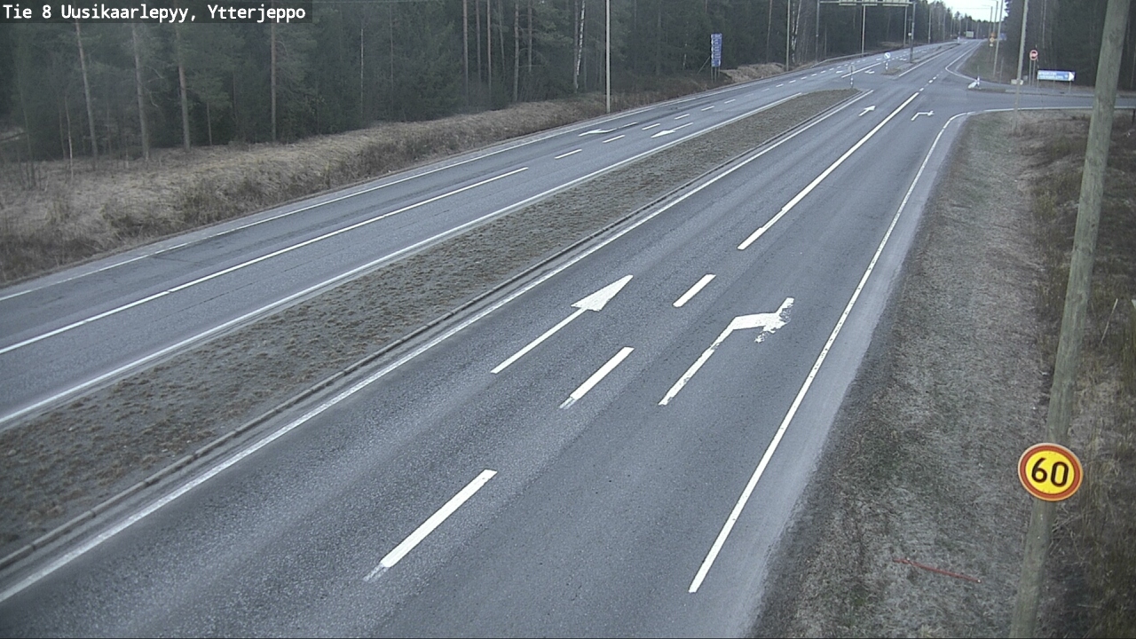 Kelikamerat Kuva Tie 8 Uusikaarlepyy, Ytterjeppo, Uusikaarlepyy, Pohjanmaa