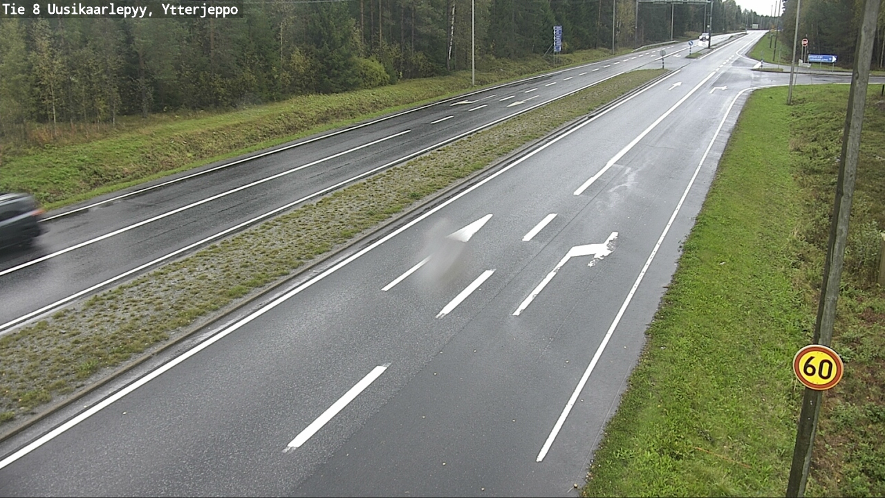 Weather Camera Image Road 8 Uusikaarlepyy, Ytterjeppo, Uusikaarlepyy, Pohjanmaa