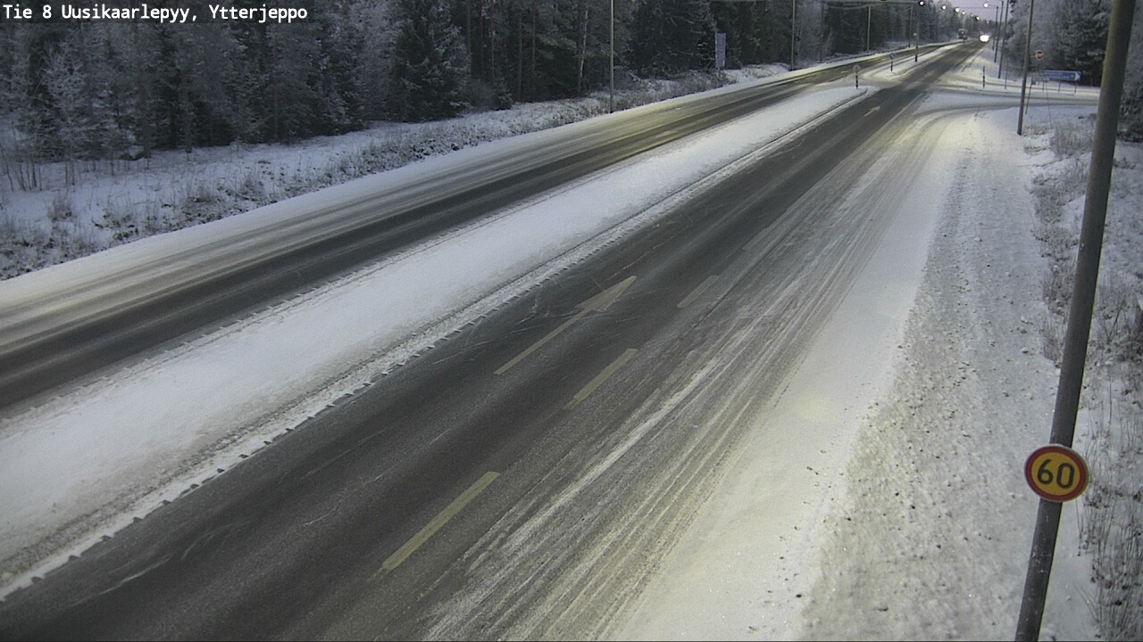 Kelikamerat Kuva Tie 8 Uusikaarlepyy, Ytterjeppo, Uusikaarlepyy, Pohjanmaa