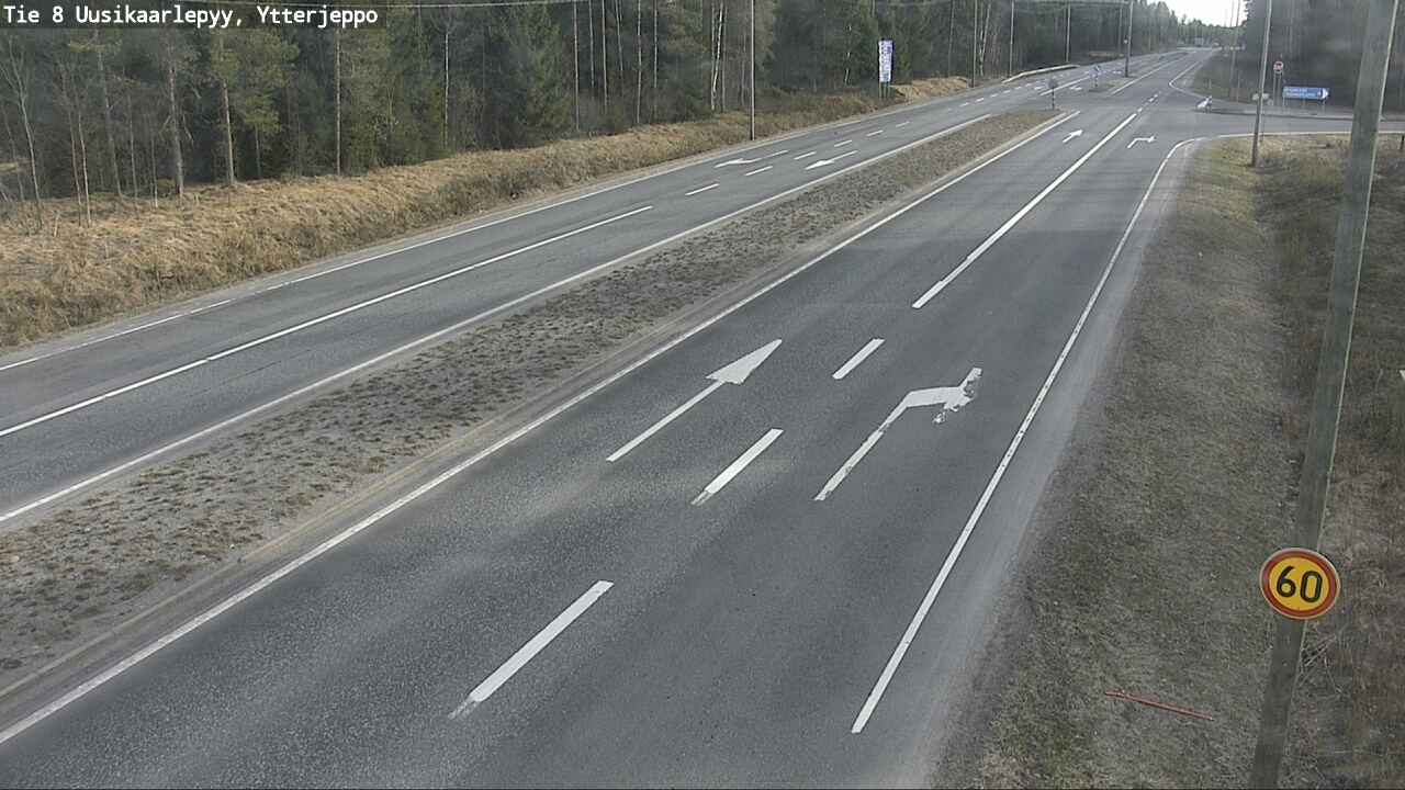 Kelikamerat Kuva Tie 8 Uusikaarlepyy, Ytterjeppo, Uusikaarlepyy, Pohjanmaa