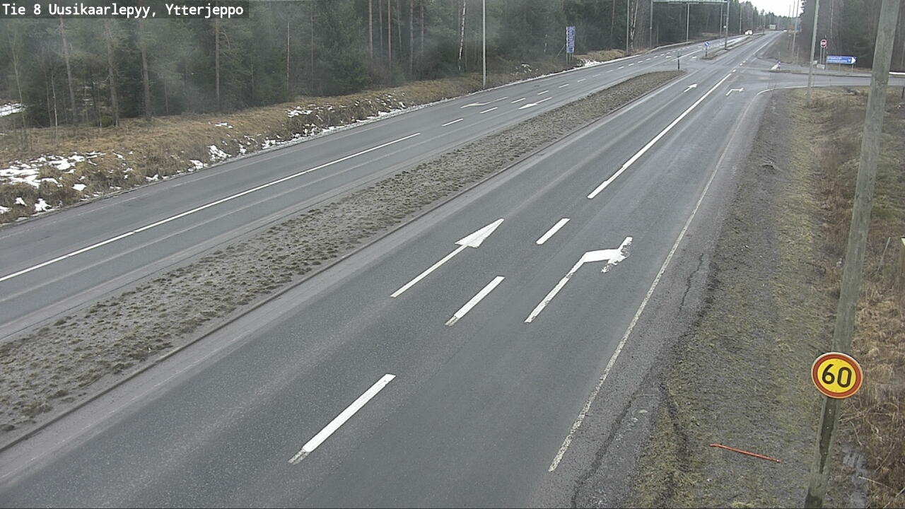 Kelikamerat Kuva Tie 8 Uusikaarlepyy, Ytterjeppo, Uusikaarlepyy, Pohjanmaa