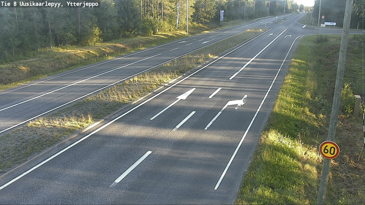 Kelikamerat Kuva Tie 8 Uusikaarlepyy, Ytterjeppo, Uusikaarlepyy, Pohjanmaa