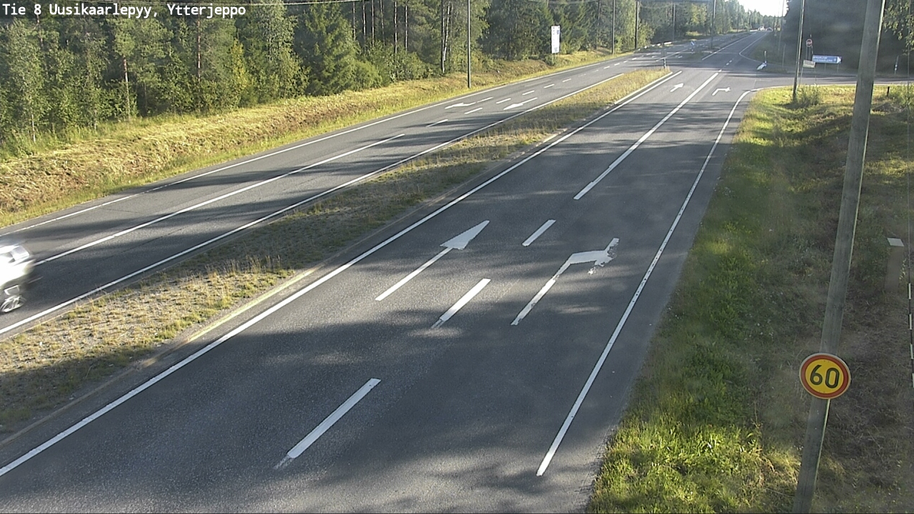 Kelikamerat Kuva Tie 8 Uusikaarlepyy, Ytterjeppo, Uusikaarlepyy, Pohjanmaa