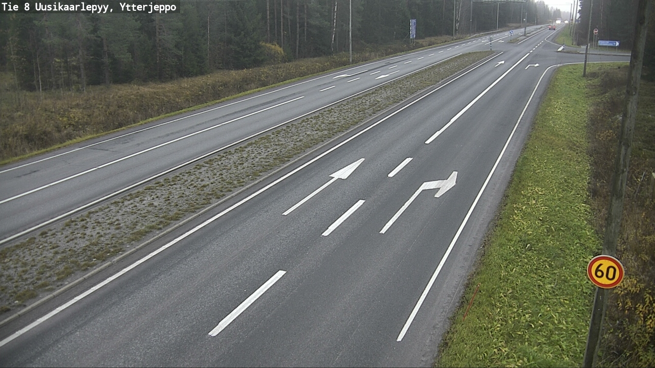 Kelikamerat Kuva Tie 8 Uusikaarlepyy, Ytterjeppo, Uusikaarlepyy, Pohjanmaa