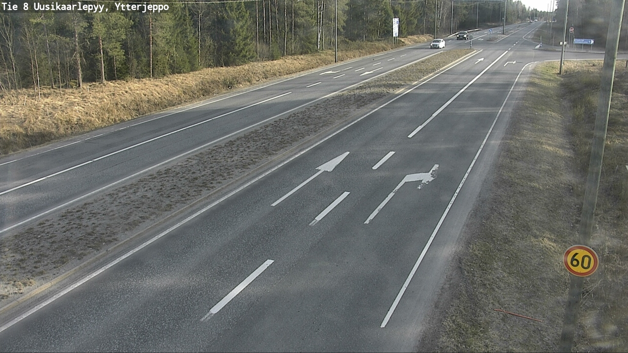 Kelikamerat Kuva Tie 8 Uusikaarlepyy, Ytterjeppo, Uusikaarlepyy, Pohjanmaa