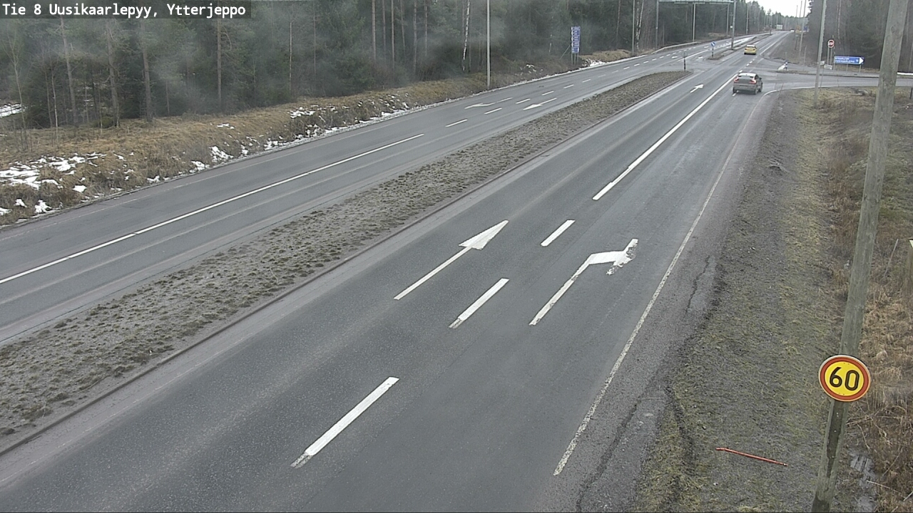 Kelikamerat Kuva Tie 8 Uusikaarlepyy, Ytterjeppo, Uusikaarlepyy, Pohjanmaa