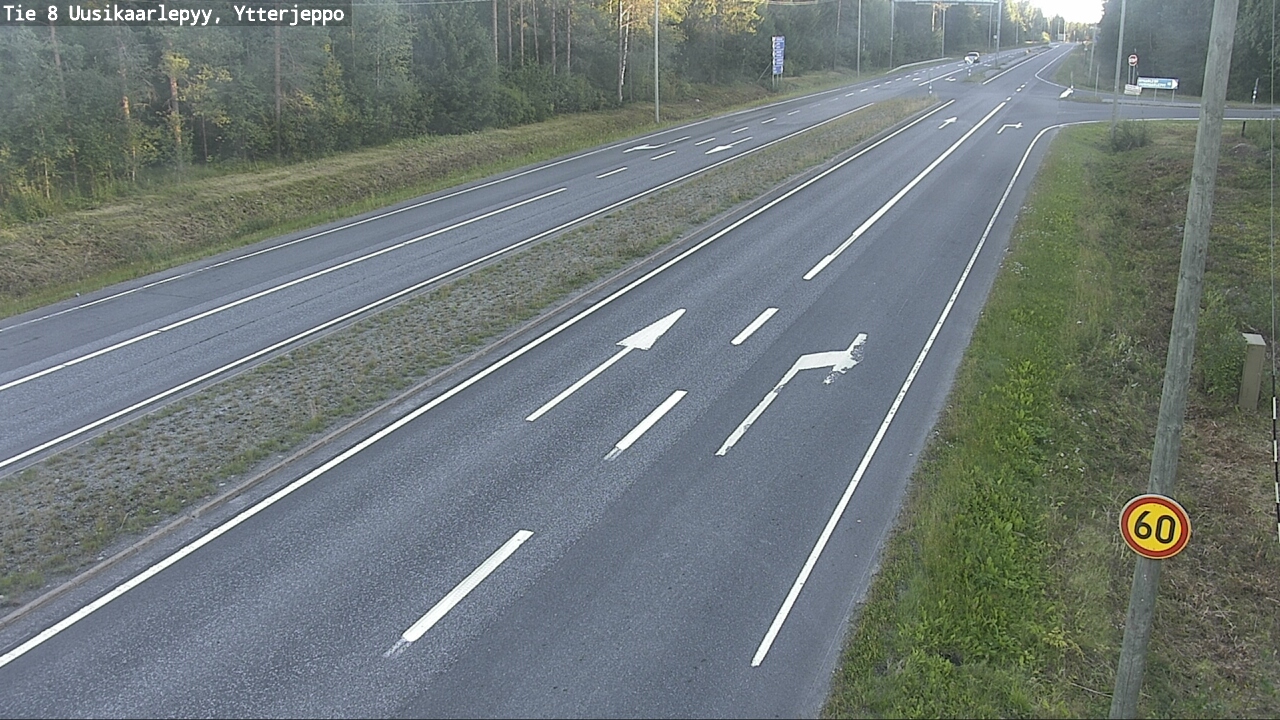Kelikamerat Kuva Tie 8 Uusikaarlepyy, Ytterjeppo, Uusikaarlepyy, Pohjanmaa