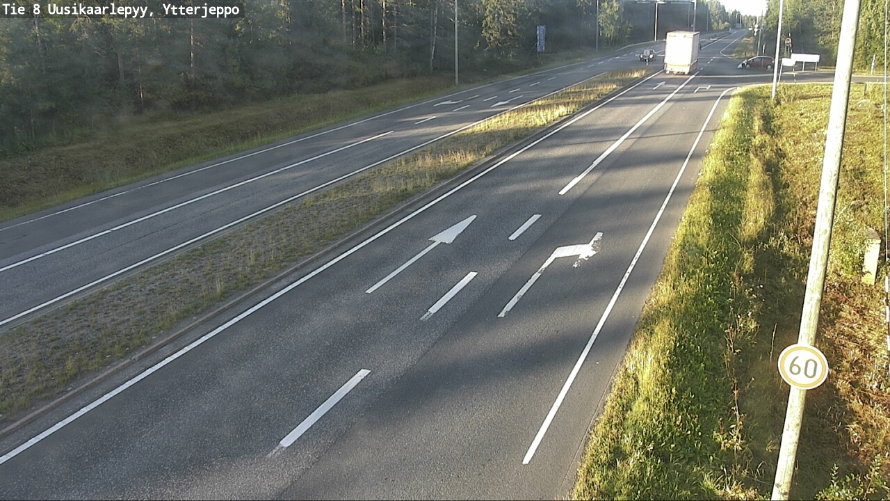 Kelikamerat Kuva Tie 8 Uusikaarlepyy, Ytterjeppo, Uusikaarlepyy, Pohjanmaa
