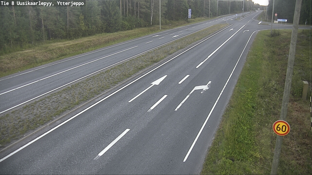 Kelikamerat Kuva Tie 8 Uusikaarlepyy, Ytterjeppo, Uusikaarlepyy, Pohjanmaa