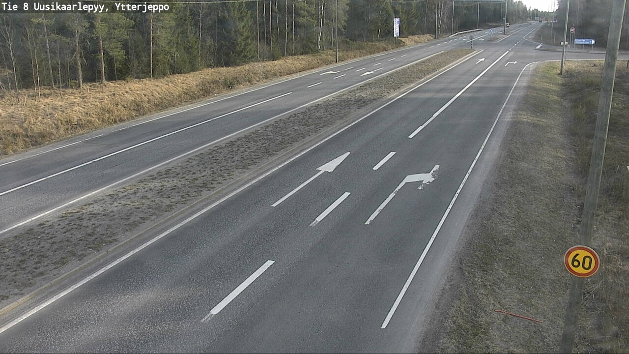 Kelikamerat Kuva Tie 8 Uusikaarlepyy, Ytterjeppo, Uusikaarlepyy, Pohjanmaa