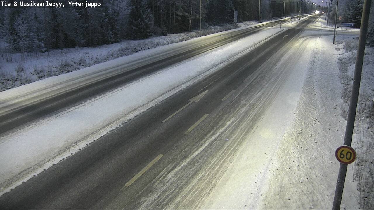 Kelikamerat Kuva Tie 8 Uusikaarlepyy, Ytterjeppo, Uusikaarlepyy, Pohjanmaa