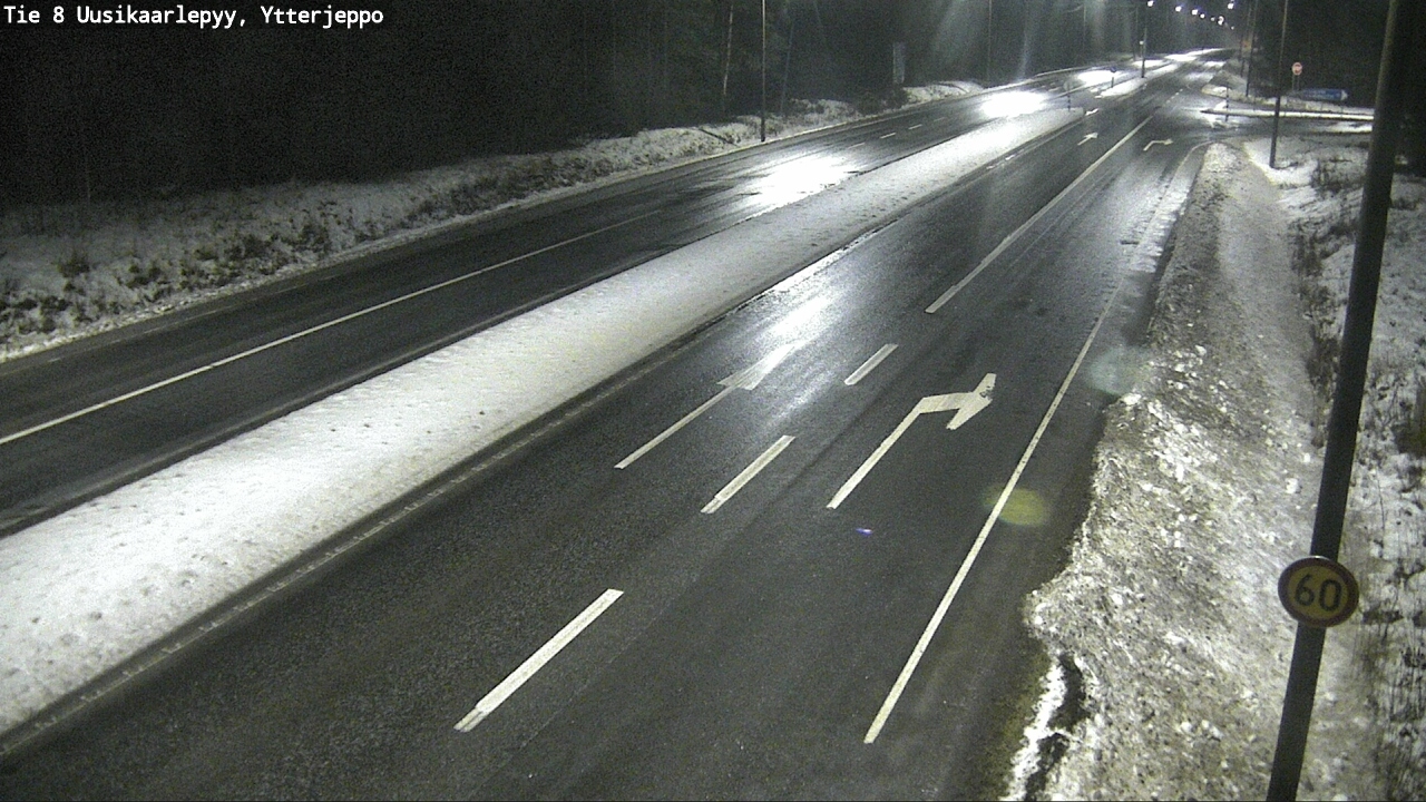 Weather Camera Image Väg 8 Nykarleby, Ytterjeppo, Uusikaarlepyy, Pohjanmaa