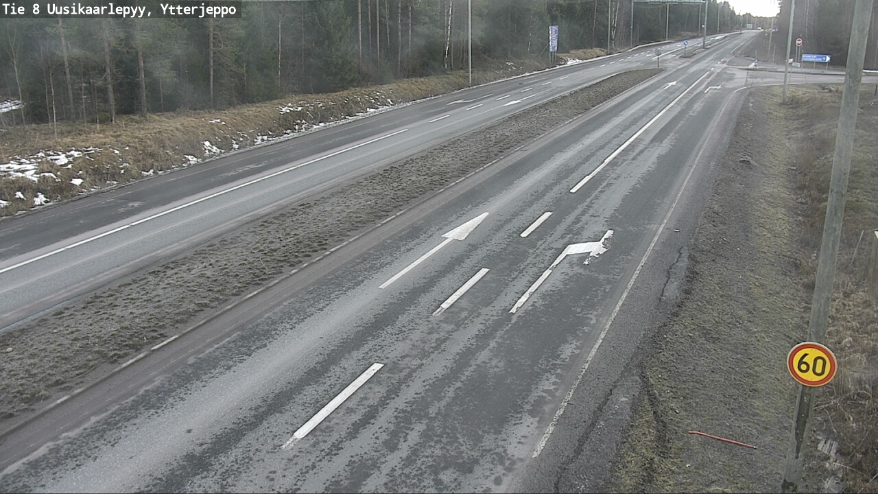Kelikamerat Kuva Tie 8 Uusikaarlepyy, Ytterjeppo, Uusikaarlepyy, Pohjanmaa