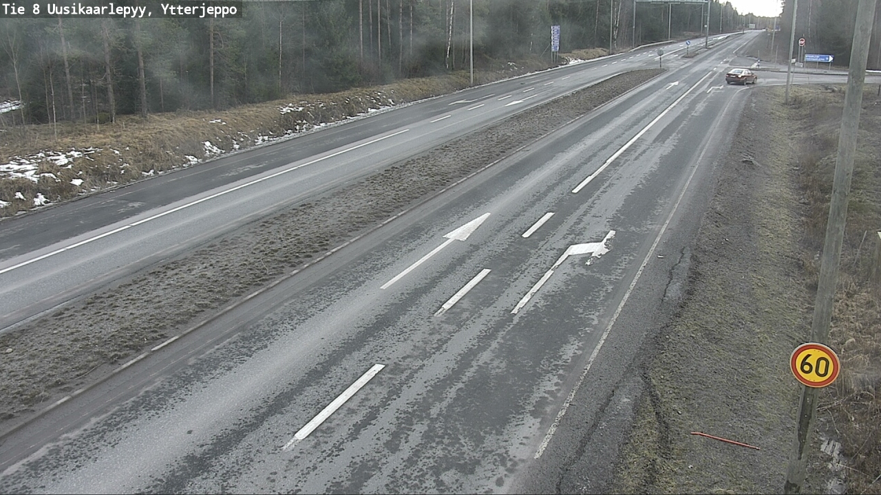 Kelikamerat Kuva Tie 8 Uusikaarlepyy, Ytterjeppo, Uusikaarlepyy, Pohjanmaa