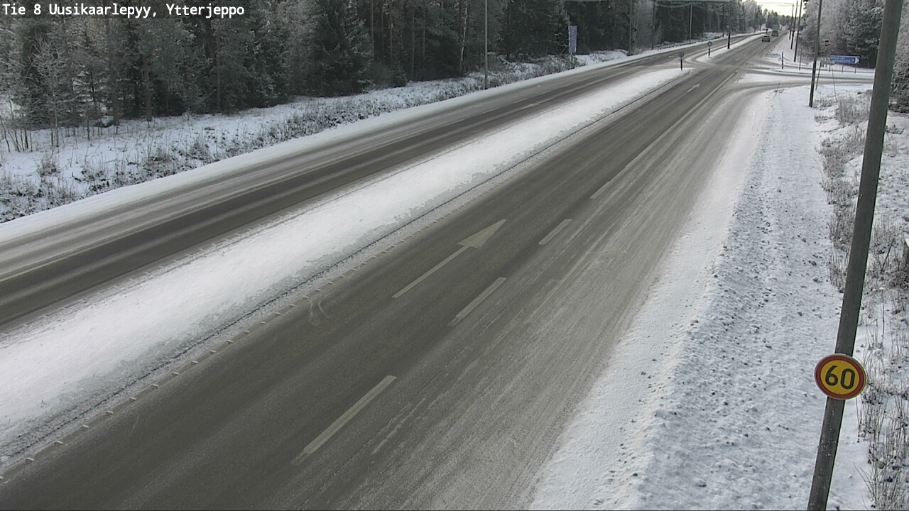 Kelikamerat Kuva Tie 8 Uusikaarlepyy, Ytterjeppo, Uusikaarlepyy, Pohjanmaa