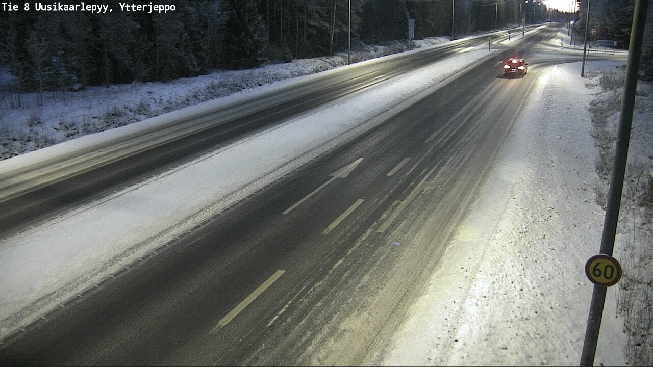 Kelikamerat Kuva Tie 8 Uusikaarlepyy, Ytterjeppo, Uusikaarlepyy, Pohjanmaa